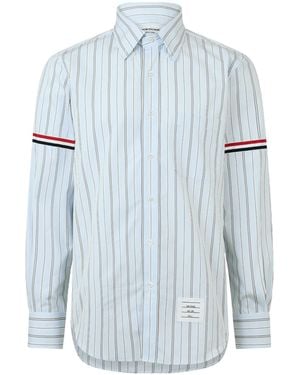 Thom Browne Striped Shirt - Blue