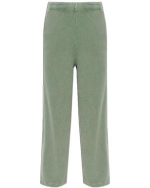 American Vintage Elastic Waist Sports Trousers - Green