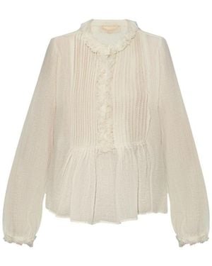 Ulla Johnson Ruffled Blouse - Natural