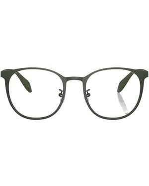 Emporio Armani Round-Frame Glasses - Metallic