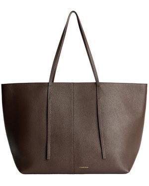 By Malene Birger Abilla Oversized Tote Bag - Brown