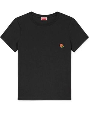 KENZO Pop Crewneck Short-Sleeved T-Shirt - Black