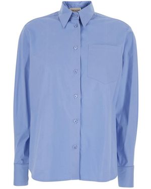 Semicouture Semi Couture Stretch Classic Collar Shirt - Blue