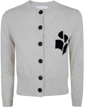 Isabel Marant Étoile Newton Button-Up Cardigan - Grey
