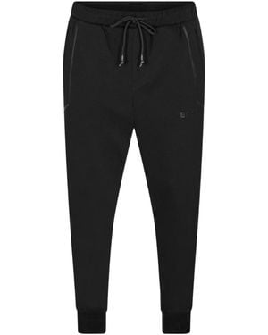 BOSS Boss Signature Logo Jogging Bottoms (Hadiko Mirror) - Black