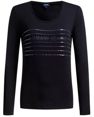 Armani Jeans Logo T-Shirt - Blue