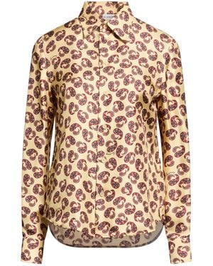 Burberry Printed Long-Sleeve Shirt - Natural