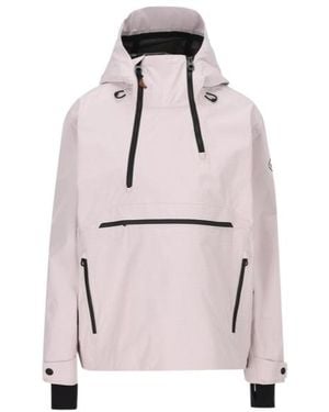 Loro Piana Zip Detailed Hooded Jacket - Pink