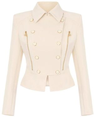 Elisabetta Franchi Jacket - Natural