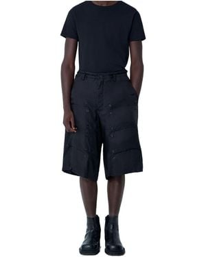Yohji Yamamoto Padded Shorts - Blue