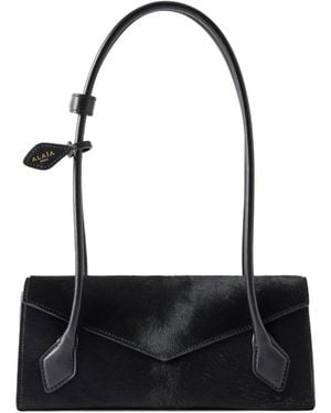 Alaïa Alaïa Le Teckel Flap Small Bag - Black