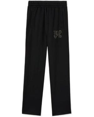 Palm Angels Milano Stud Track Trousers - Black