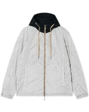 ARMANI EXCHANGE Ultralight Nylon Blouson With Iridescent Effect - Gray