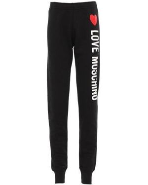 Moschino Printed Casual Pants - Black