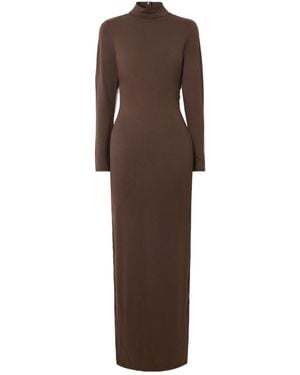 Skims Long Dress - Brown