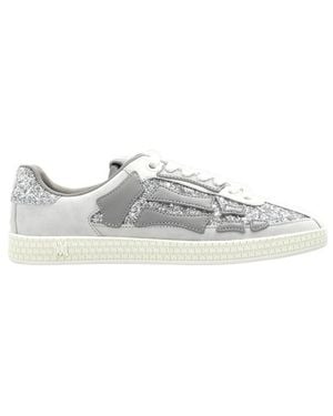Amiri Pacific Bones Glitter Low-Top Trainers - White