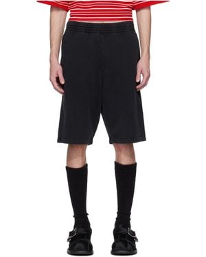 Martine Rose Logo Shorts - Black