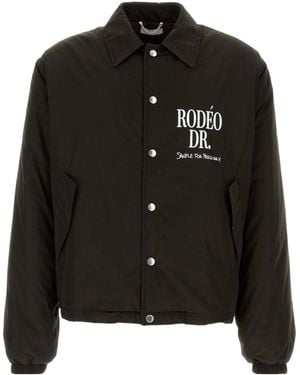 1989 STUDIO Letter Print Casual Jacket - Black