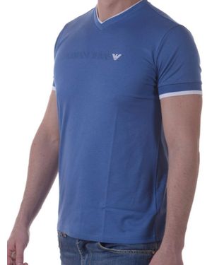Armani Jeans Logo T-Shirt - Blue