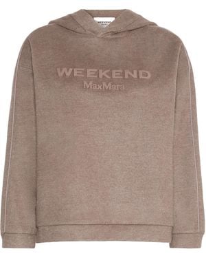 Weekend by Maxmara Jersey Hooded Sweatshirt - Brown