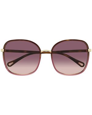 Chloé Full Frame Sunglasses - Purple