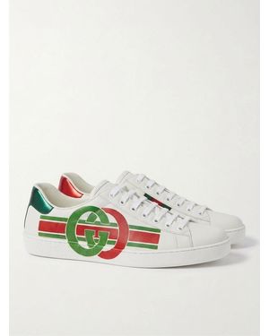 Gucci Logo Logo Casual Trainers - White