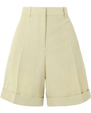 Jil Sander Belt-Loop Shorts - Natural