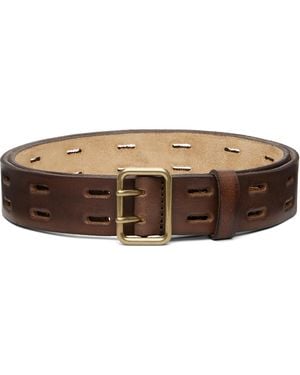 DSquared² Cut-Out Buckle Belt - Brown
