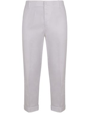 Dondup Zyan Cotton Trousers - Grey