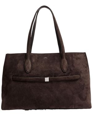 TOTEME Suede Lounge Tote Bag - Black