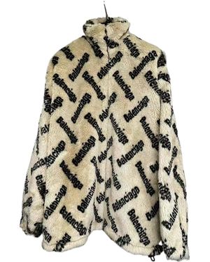 Balenciaga Zippered Casual Jacket - White
