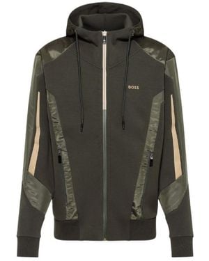 BOSS Saggon Hooded Jacket - Green