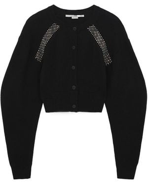 Stella McCartney Crystal-Embellished Cardigan - Black