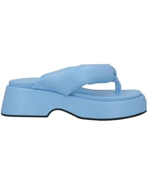Ganni Simple Flip-Flops - Blue