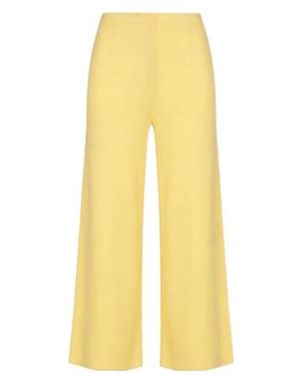 Max Mara Casual Pants - Yellow