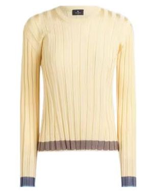 Etro Ribbed Sweater - Natural