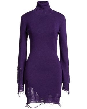 MM6 by Maison Margiela Simple Slim-Fit Dress - Purple