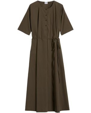 Aspesi Button-Down Short-Sleeved Dress - Green