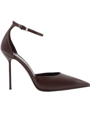 Paris Texas Lidia Heeled Court Shoes - White