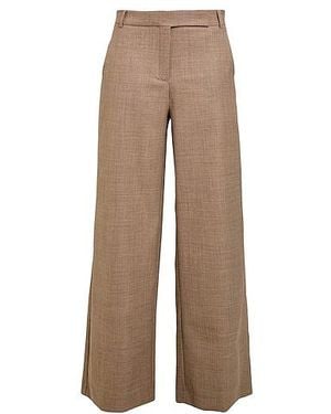 MAX&Co. High-Waisted Loose Casual Pants - Natural
