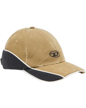 DIESEL C-Dale Logo-Embroidered Cap - White