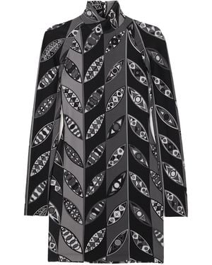 PUCCI Printed Stretch-Jersey Mini Dress - Black