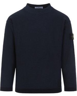 Stone Island Long-Sleeved Pullover - Blue