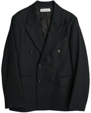 Our Legacy Double-Breasted Jacket - Black