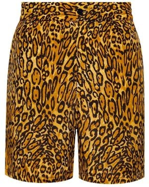Moschino Pattern Shorts - Yellow