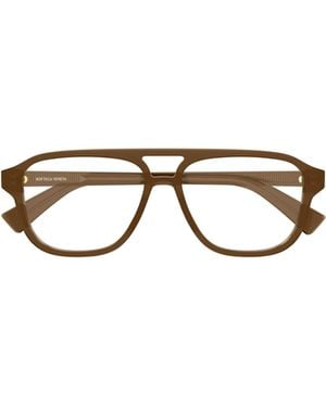 Bottega Veneta Eyewear Aviator Glasses - Multicolor