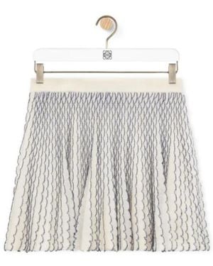 Loewe Mini Skirt - White