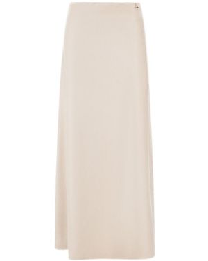 Herno Straight-Cut Skirt - White