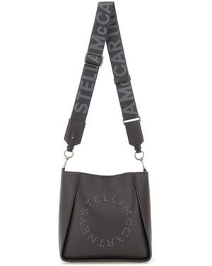 Stella McCartney Logo Detailed Mini Crossbody Bag - White