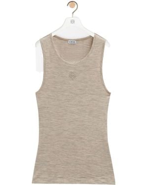 Loewe Anagram Tank Top - Natural